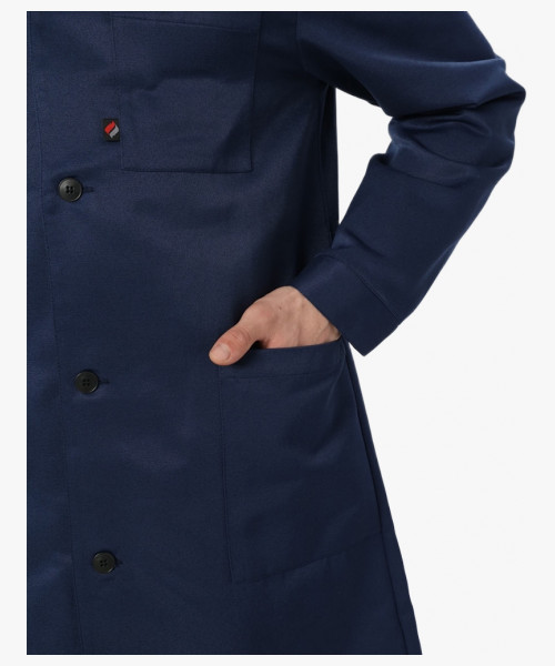 Халат Лигор (тк.Смесовая,210), т.синий/васильковый