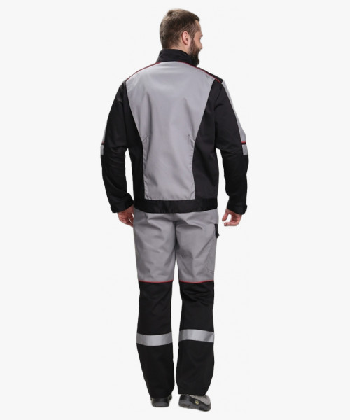 Костюм Сервис IMP (тк.Смесовая,240) п/к, серый/черный