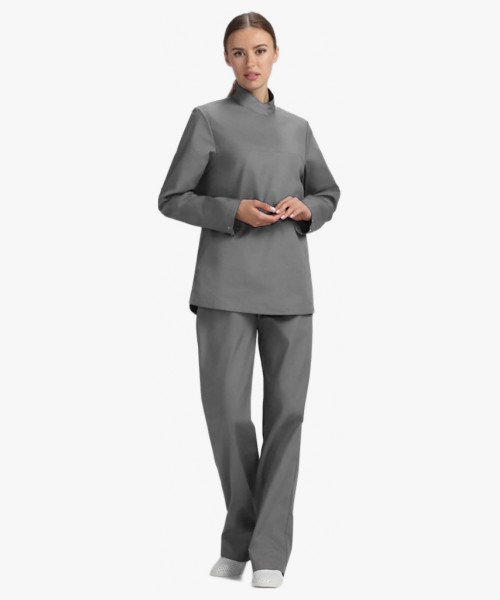 Костюм женский ХАССП-Стандарт NEW (тк.Смесовая,160), серый