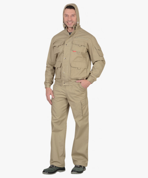 Костюм СИРИУС-БАЙКАЛ куртка, брюки песочный