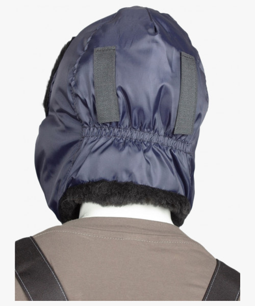 Шапка Евро Ушанка, т.синий