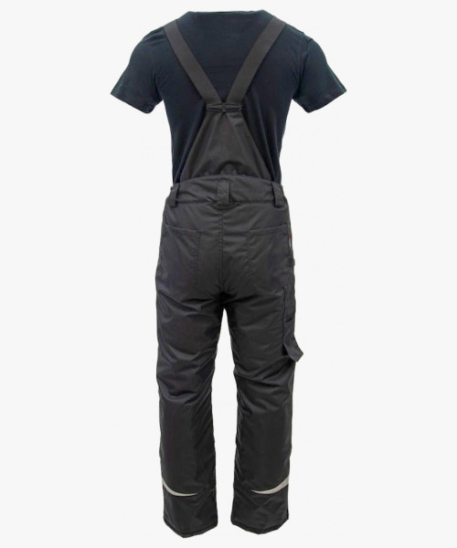 Костюм рабочий зимний Brodeks KW603, куртка, брюки, цвет синий, чёрный