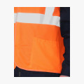 Жилет сигнальный SIRIUS класс 2, 3 СОП (трик.120 гр/м2, карманы) оранжевый