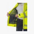Куртка-парка сигнальная летняя Brodeks KS223, цвет жёлтый