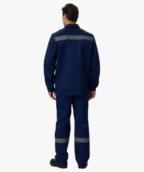 Костюм Экспертный-Люкс СОП (тк.Смесовая,210) брюки, т.синий