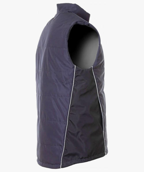 Жилет утеплённый Brodeks KW101, цвет серый, чёрный