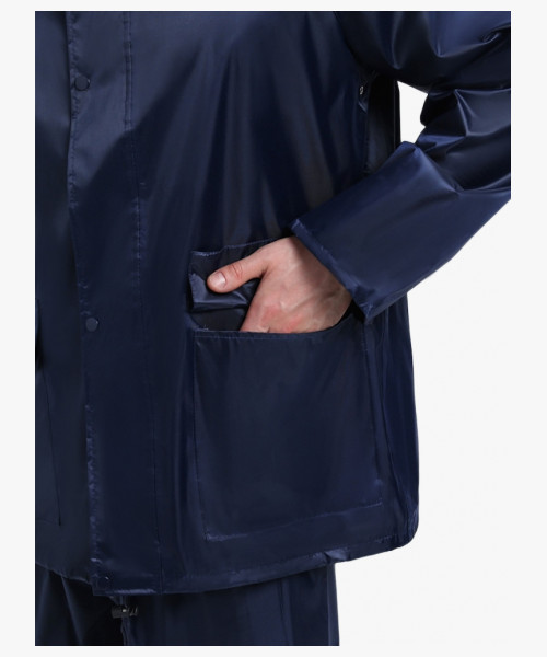 Костюм влагозащитный ProfLineLeader (ПВХ,240), т.синий