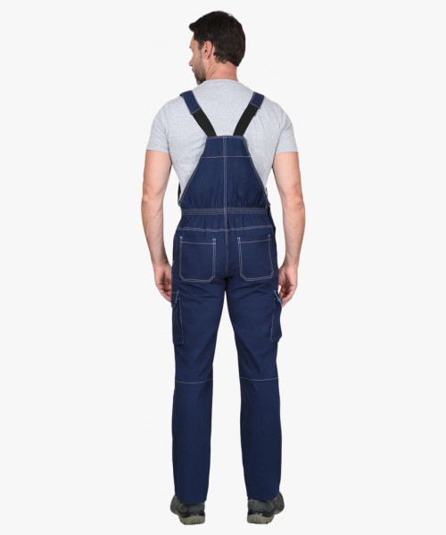 Полукомбинезон СИРИУС-ДЖЕТ синий с голубым тк. мех. стрейч с ВО