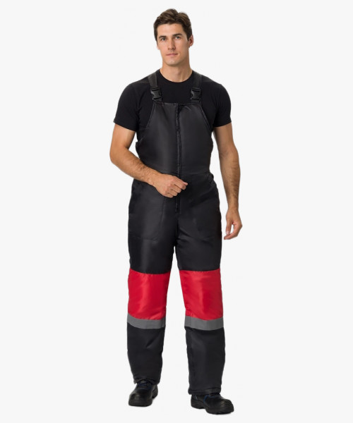 Костюм зимний Мегрес-2 СОП (тк.OxLine,90) п/к, красный/черный