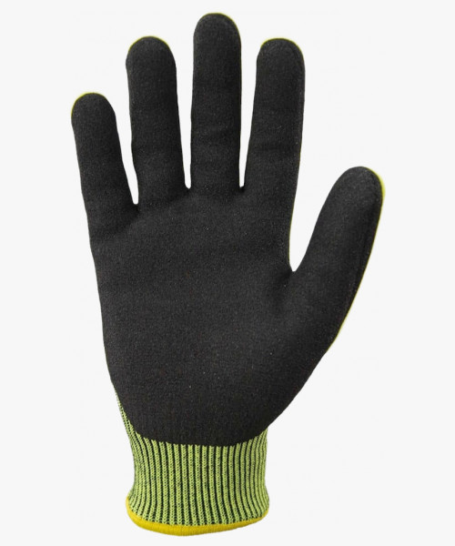 Перчатки рабочие Brodeks GC-22i, цвет серый, чёрный, жёлтый