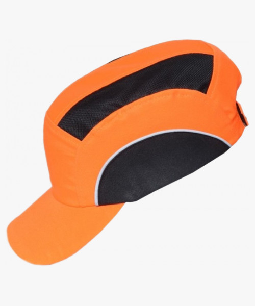 Каскетка защитная с СОП, оранжевый-черный