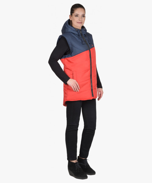 Жилет СИРИУС-ЭЛЬБРУС красный с тёмно-синим