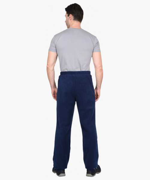 Костюм флисовый куртка, брюки темно-синий