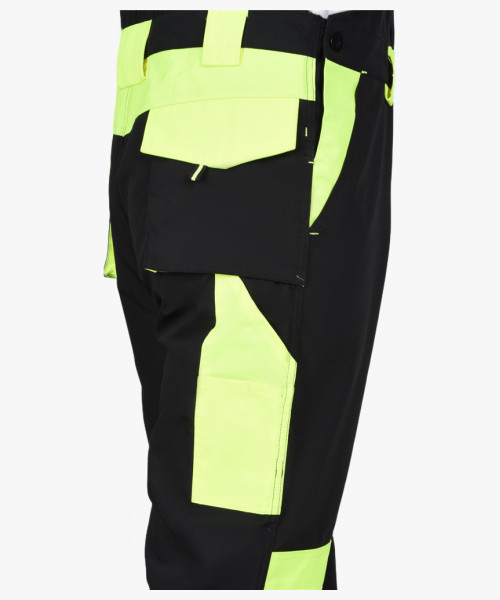 Костюм СИРИУС-ОНИКС куртка, п/к черный с лимонным