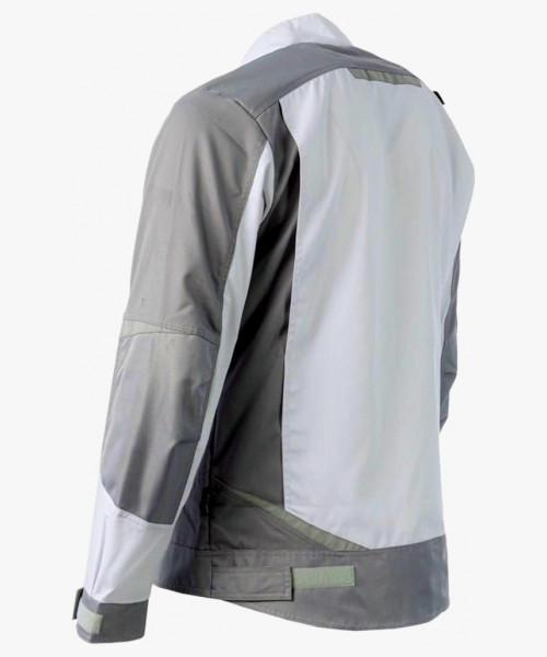 Куртка летняя мужская Brodeks KS202, цвет белый, серый