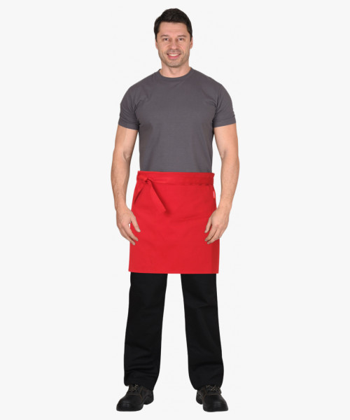 Фартук СИРИУС-БАРИСТА красный