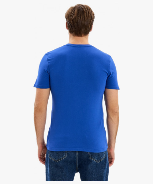 Футболка NEW (тк.Трикотаж,160), синий индиго (васильковый)