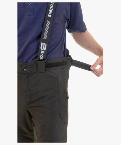 Брюки зимние мужские Brodeks KW306, цвет чёрный