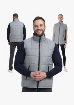 Жилет утепленный Офис (тк.Дюспо), серый
