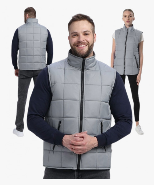 Жилет утепленный Офис (тк.Дюспо), серый