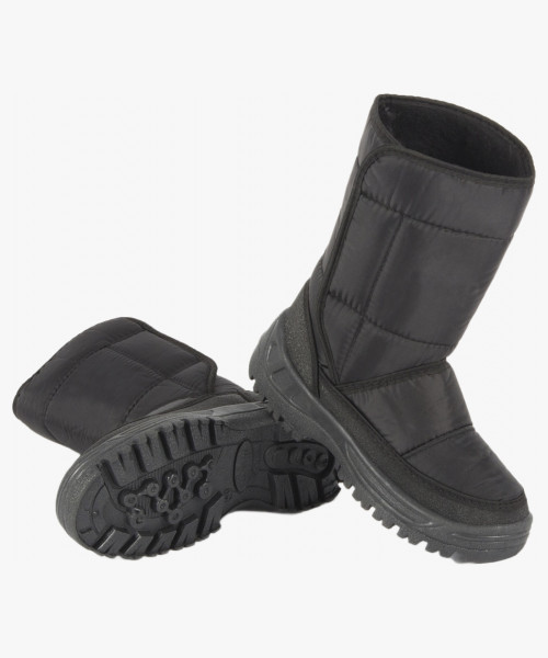 Сапоги мужские Дутые ПВХ, черный