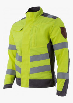 Куртка мультизащитная Brodeks MS28-61, цвет жёлтый, серый