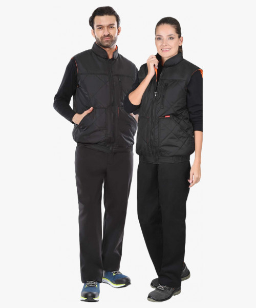 Жилет СИРИУС-ЕВРОПА утепленный чёрный