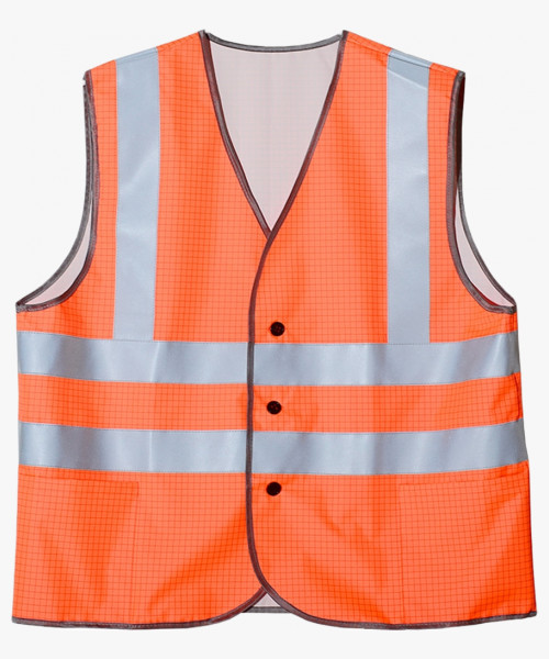 Жилет сигнальный огнестойкий Прометей СОП-4 (тк.Полиэфир,250) тип-3, оранжевый