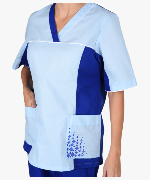 Костюм СИРИУС-ИРИНА женский светло-синий с голубым