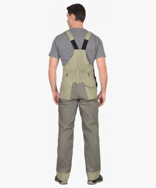 Костюм СИРИУС-ВЕСТ-ВОРК куртка дл, п/к т.оливковый со св.оливковым пл. 275 г/кв.м