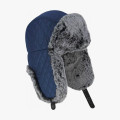 Шапка-ушанка Brodeks Extreme KM109, цвет синий, серый мех