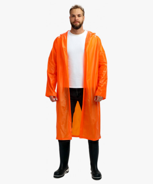 Плащ-дождевик влагозащитный Profline Base, оранжевый