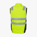 Жилет сигнальный утеплённый Brodeks KW111, цвет жёлтый, чёрный