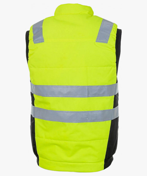 Жилет сигнальный утеплённый Brodeks KW111, цвет жёлтый, чёрный
