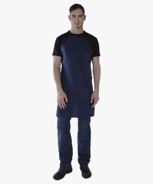 Фартук с грудкой (тк.Диагональ), т.синий