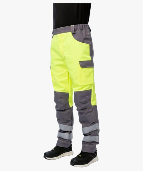 Брюки мультизащитные Brodeks MS38-61, цвет жёлтый, серый