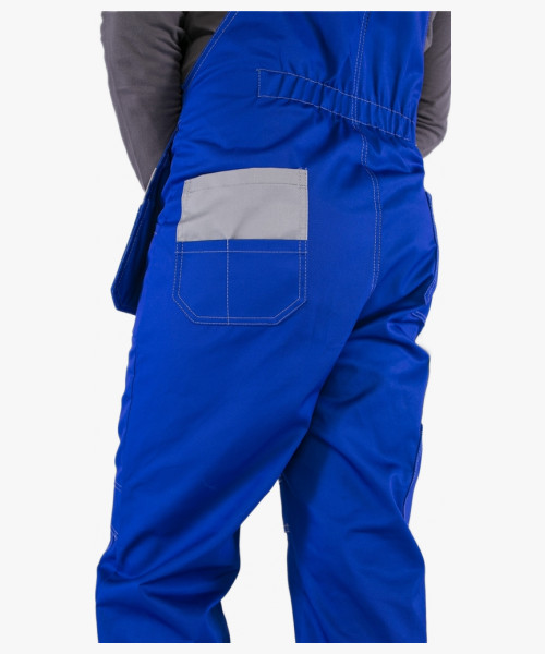 Костюм Союз-Профессионал-2 (тк.Балтекс,240) п/к, васильковый/св.серый/оранжевый