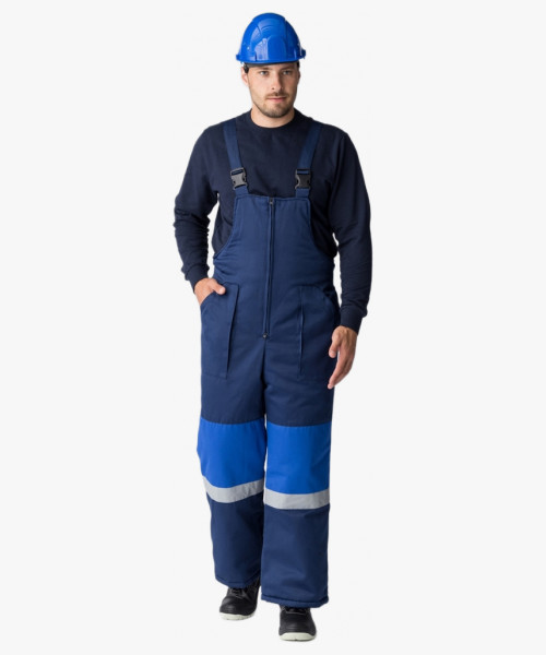 Костюм зимний Нордхард-2 СОП У. (тк.Смесовая,240) п/к, т.синий/васильковый