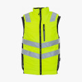 Жилет сигнальный утеплённый Brodeks KW111, цвет жёлтый, чёрный