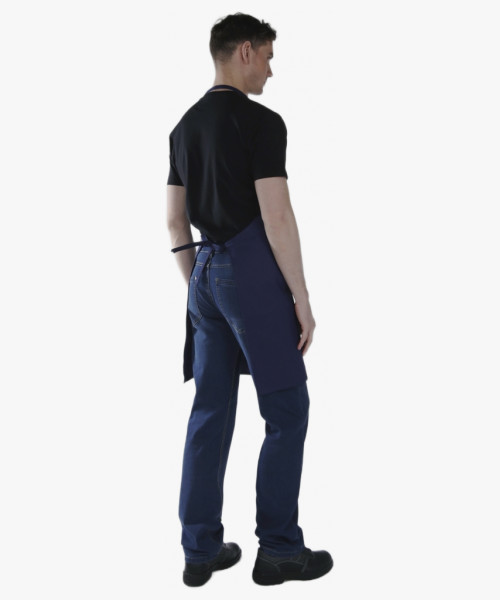 Фартук с грудкой (тк.Диагональ), т.синий