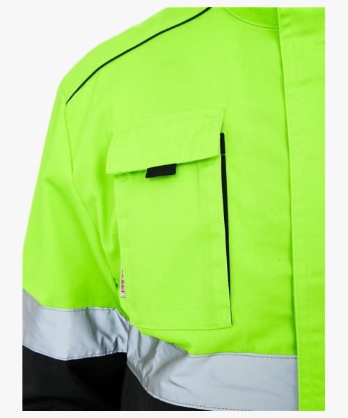 Костюм сигнальный PROFLINE ProfLineSpecialist-2 (тк.Смесовая МВО,240) п/к, желтый/черный