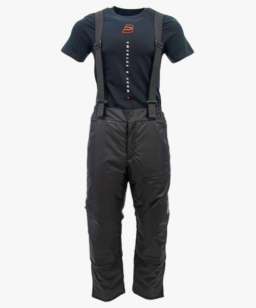 Костюм рабочий зимний Brodeks KW603, куртка, брюки, цвет синий, чёрный