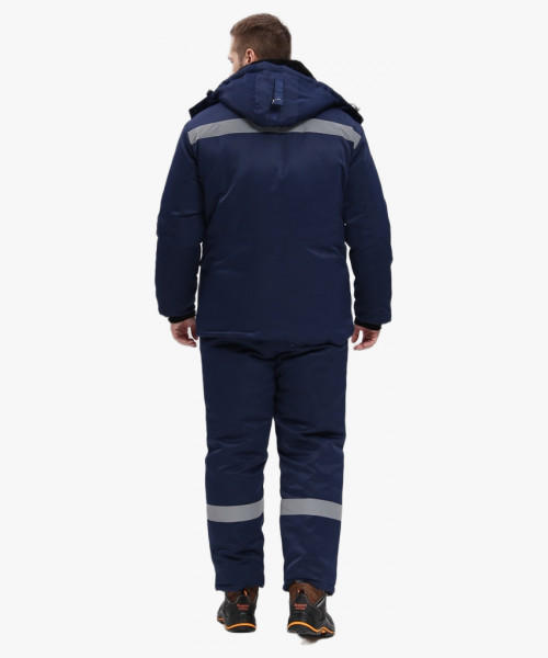 Костюм зимний Мастер-Ультра (тк.Смесовая,210) п/к, т.синий