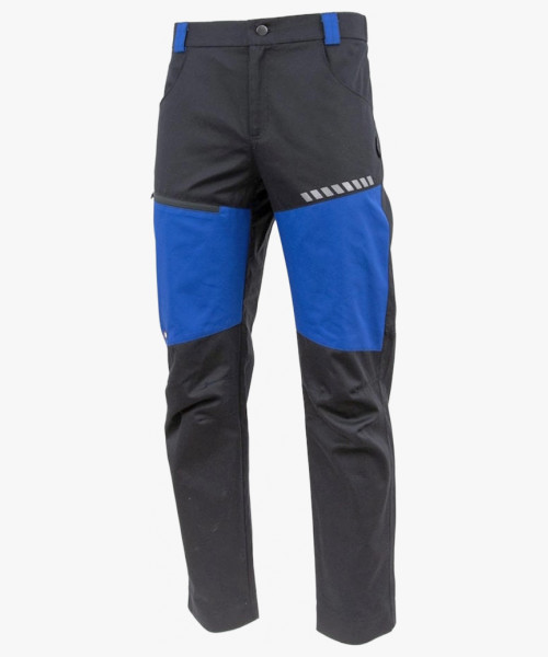 Брюки летние мужские Brodeks KS334, цвет синий, чёрный