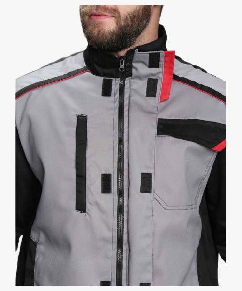 Костюм Сервис IMP (тк.Смесовая,240) п/к, серый/черный