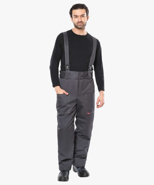 Брюки зимние универсальные тёмно-серые, тк. Орион