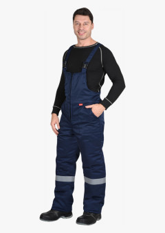 Полукомбинезон зимний универсальный тёмно-синий с СОП