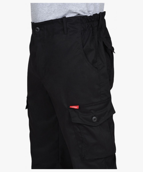 Брюки СИРИУС-ТАКТИК черный тк. механический стрейч с ВО