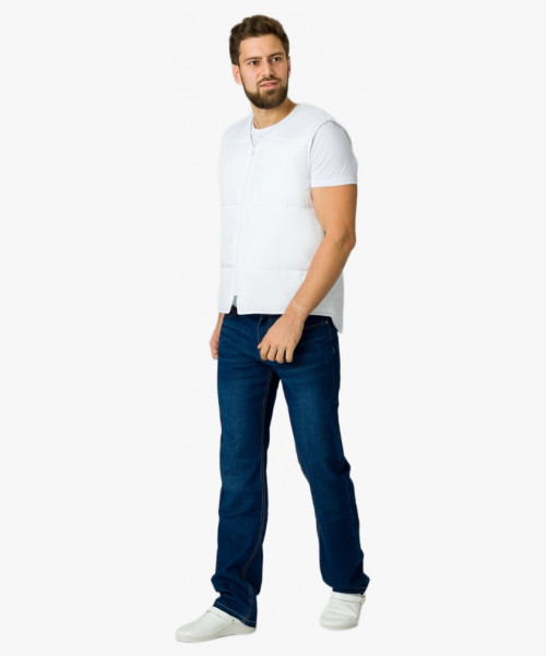 Жилет утепленный Комфорт (Дюспо), белый