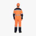 Костюм мужской летний СИРИУС-МАГИСТРАЛЬ-СПЕЦИАЛИСТ куртка, полукомбинезон, оранжевый с синим и СОП